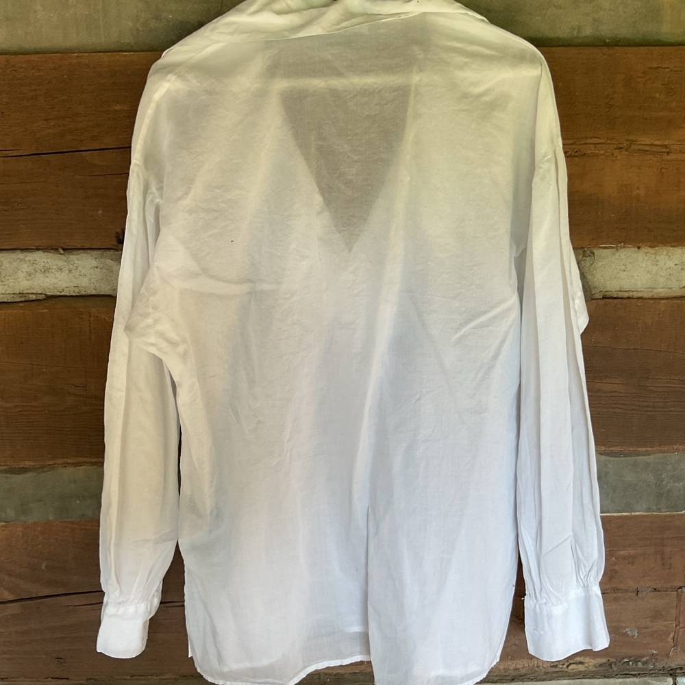 Ralph Lauren Classic Poets  6 White Cotton Blouse See photos for measurements - Picture 3 of 10